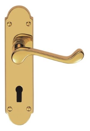CARLISLE BRASS DL168PVD Oakley Lever Furniture Lock PVD (SET)