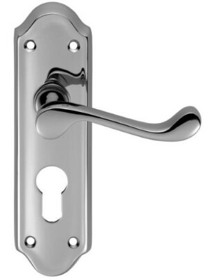 CARLISLE BRASS DL17YCP Ashtead Lever Furniture Euro CP (SET)