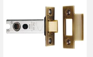 CARLISL BRASS Heavy Duty Sprung Tubular Latch 76mm FB (EACH)