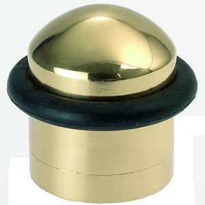 Door Stop Floor 32mm Polished Brass (EACH)