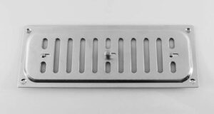 CARLISLE BRASS HM4SSSC Vent Hit & Miss 242 x 89mm SS/Sc (EACH)