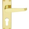 Victorian Lever Furniture Euro Polished Brass (SET)