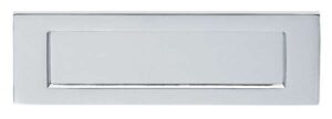 CARLISLE BRASS Letter Plate 359 X113mm Polished Chrome (EACH)