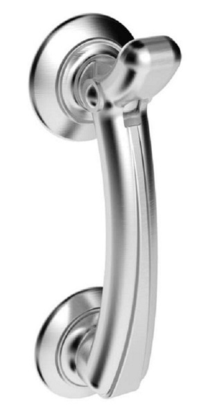 CARLISLE BRASS M43SC Door Knocker On Rose Satin Chrome (EACH)