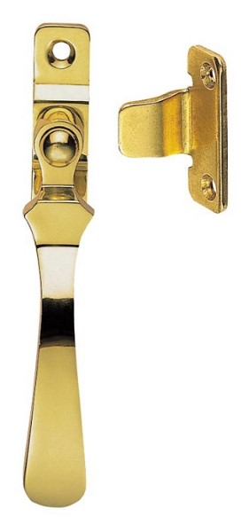 Casement Fastener Wedge Non-locking Polished Brass (EACH)