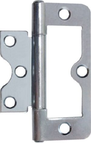 Flush Hinge 102mm Zp (PAIR)