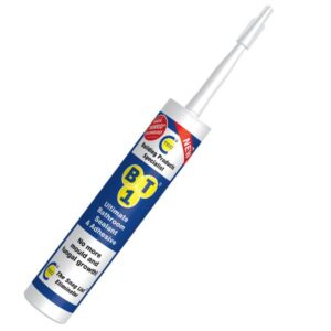 C-TEC BT1 Bathroom Sealant Adhesive 290ml White (EACH)