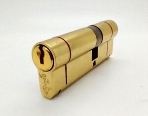 EUROSPEC MPx6 CYX7123540PB/BP Euro Double Cylinder BS 75mm Brass (EACH)