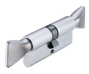 ZOO HARDWARE V5EP70TTSC Euro Double Turn Cylinder 70mm SCP (EACH)