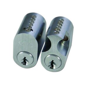Scandinavian Cylinders Pair Satin Chrome (SET)