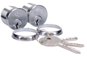 Threaded Cylinders Pair Satin Chrome (EACH)