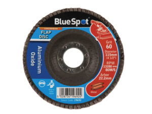 BLUE SPOT Flap Disc Sanding 115x22.2mm 60g (EACH)