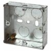 Metal Back Box Single 25mm (EACH)