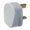 3 Pin Electric Plug 13A White (EACH)