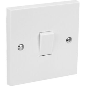 Light Switch 1-gang 2-way White (EACH)