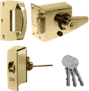 ERA High Security Rim Nightlatch BS 60mm Brass (EACH)