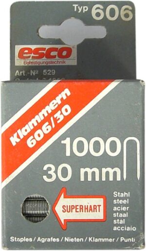 ESCO Staple Type 606 H/d 30mmx1000 (PACK)