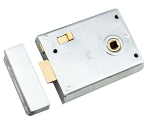 EUROSPEC RLE8043PC Rim Latch With Snib 105x80mm Polished Chrome (EACH)