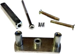 EUROSPEC ALP5038 Half Spindle On 38mm CC Plate For Bolt Through Levers (EACH)