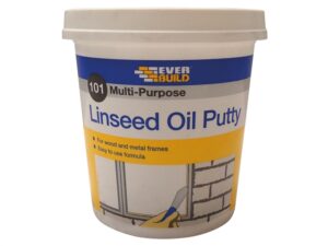 EVERBUILD Multi Purpose Linseed Oil Putty 1kg Natural (EACH)