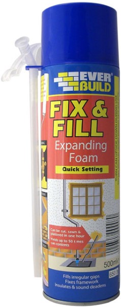 SIKA EVERBUILD Fix & Fill Expanding Foam 500ml (EACH)