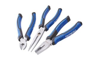 FAITHFULL Plier Set Soft Grip 3Pce (SET)