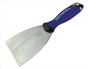 FAITHFULL FAISGFK100ME Soft Grip Filling Knife 100mm (EACH)