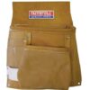 FAITHFULL STNP2 Nail Pouch 2 Pocket Leather (EACH)