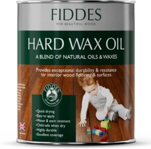 FIDDES Hard Wax Oil Quick Dry Int Clear Satin 1.0l (EACH)