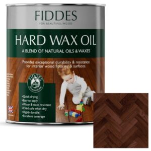 FIDDES Hard Wax Oil Quick Dry Int Rustic Oak 250ml (EACH)