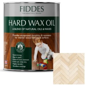 FIDDES Hard Wax Oil Quick Dry Int White 250ml (EACH)