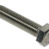 SetScrew Hex M6 x 80mm HT Zinc Plated (EACH)