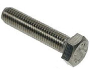 SetScrew Hex M8 x 100mm HT Zinc Plated (EACH)