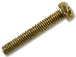 Machine Screw M5 x 50mm Pan Brass (EACH)