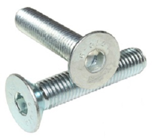 Machine Screw M10x80mm Hex CSK Zinc Plated (EACH)