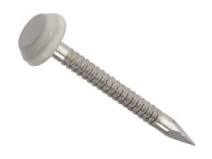 White Polytop Pin 25mm Stainless (EACH)