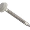 White Polytop Pin 30mm Stainless (PK 100)