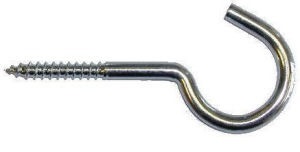 Screw In Hook 100x18 Zinc Plated (EACH)