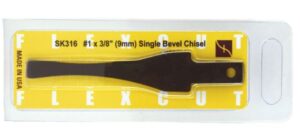 FLEXCUT SK316 810488 Sk Straight Chisel No1 x 3/8in (9mm) (EACH)