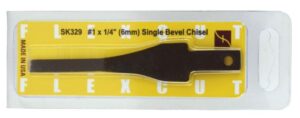 FLEXCUT Sk Straight Chisel No1 x 1/4in (6mm) (EACH)