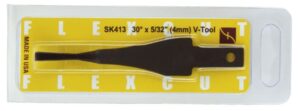 FLEXCUT Sk V-tool 30deg x 5/32in (4mm) (EACH)
