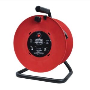 FAITHFULL FPPCR50M Cable Reel 230V 50m 2-Socket 13A (EACH)