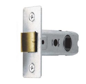 Tubular Latch 76mm Bolt Through Fix Nickel Plated (EACH)