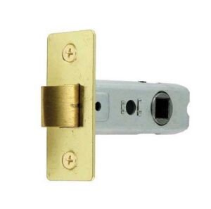 Tubular Latch 63mm Bolt Through Fix Electro Brass (EACH)