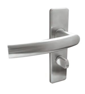 JEDO JSS683 Luma Lever On Backplate Bathroom 57cc 304 SSS (PAIR)