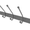 Hat & Coat Rack 5 Hook 450mm Stainless Steel (EACH)