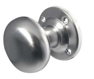 JEDO Mushroom Mortice Knob Furn 52mm SC (SET)