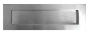 Letter Plate Sprung 305x100mm Satin Chrome (EACH)