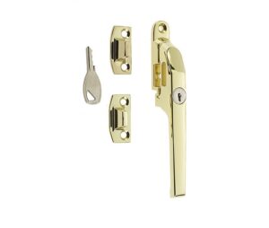 JEDO JW78LPB Casement Fastener Lockable BP (EACH)