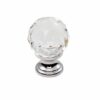 FINGERTIP DESIGN Lead Crystal Cupboard Knob 30mm (EACH)